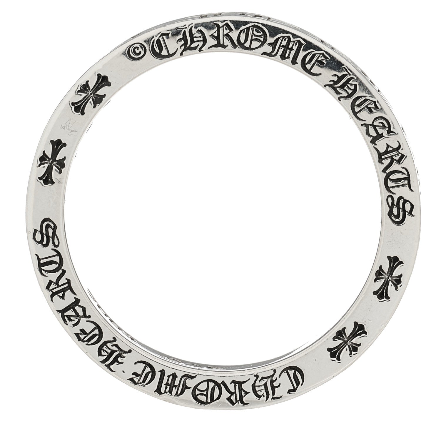 Chrome Hearts Sterling Silver Forever Spacer Ring 70 13 5 of 5