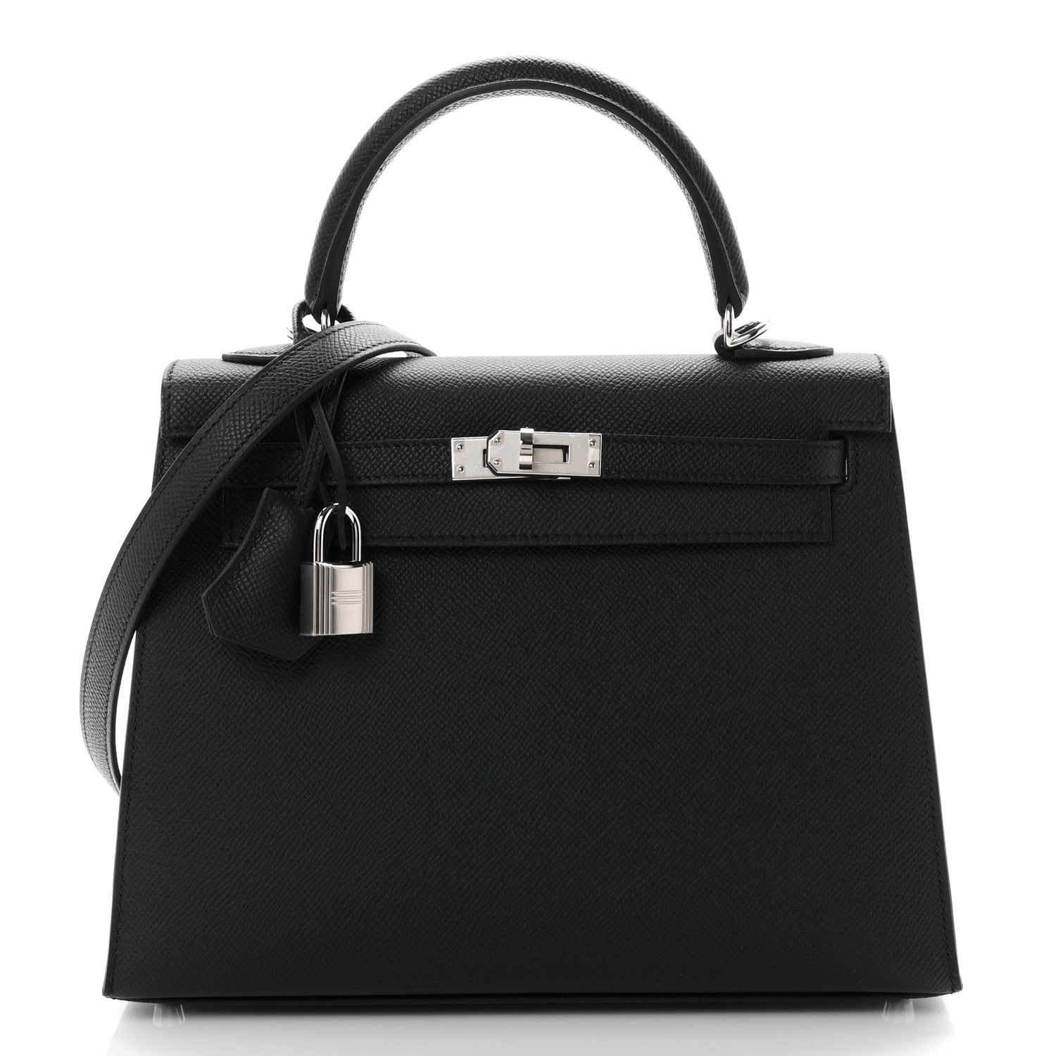 Hermes Epsom Kelly Sellier 25 Black 1 of 11