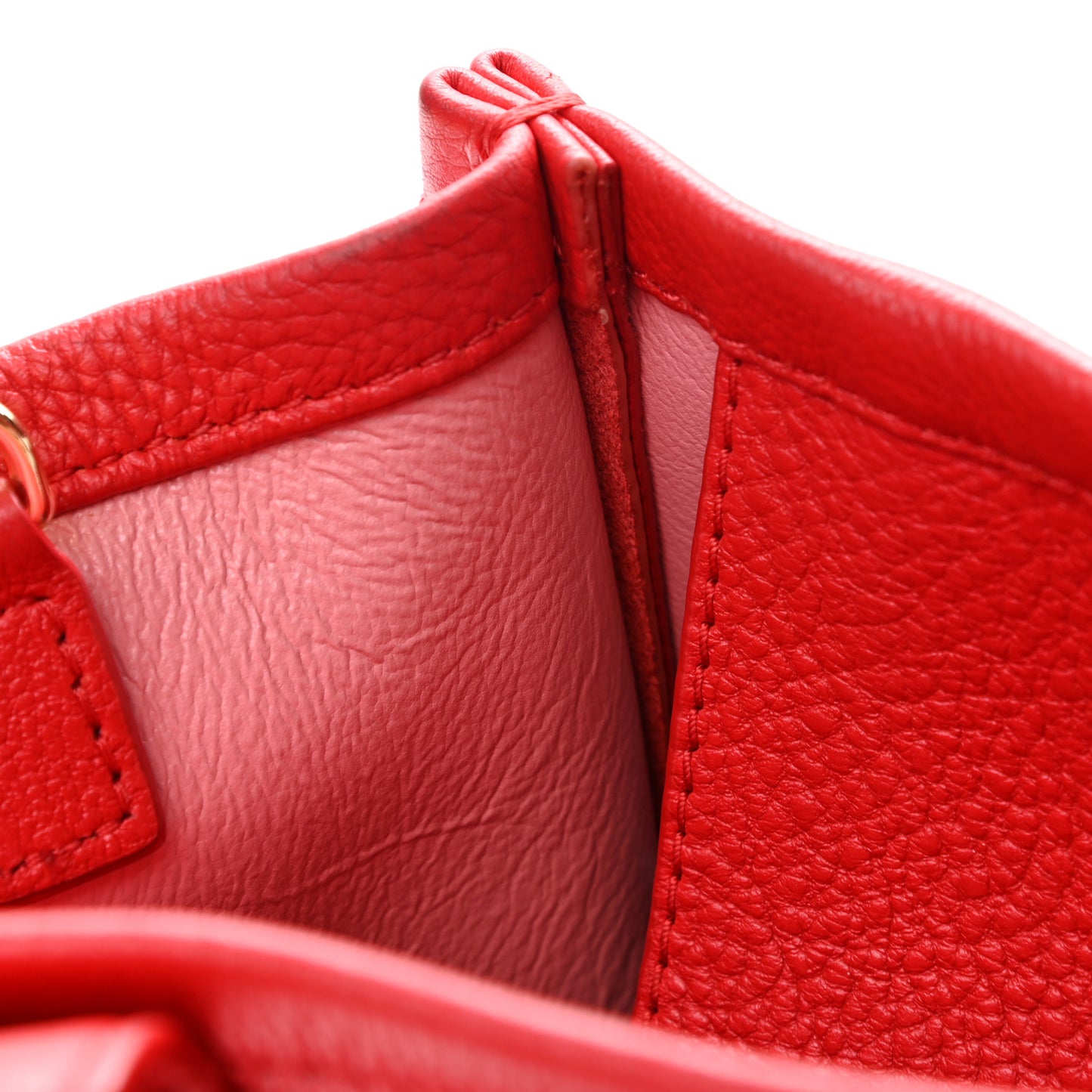 Grained Calfskin Medium The Tote Bag True Red