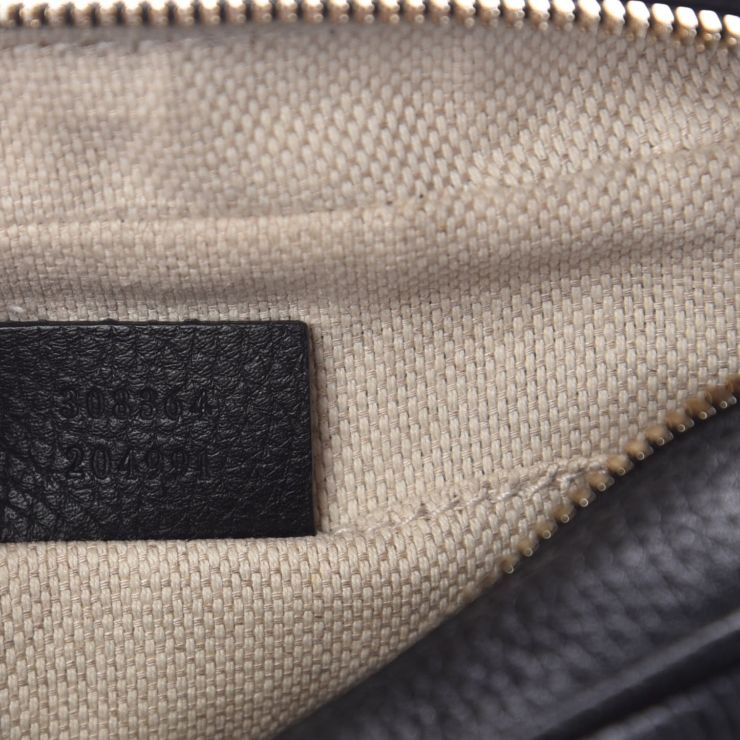 Pebbled Calfskin Small Soho Disco Bag Black