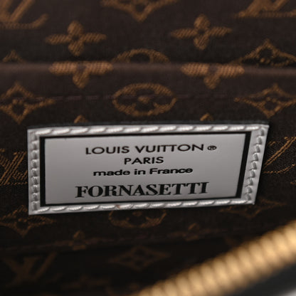 Louis Vuitton X FORNASETTI Calfskin Architettura Alma BB Black White 6 of 9