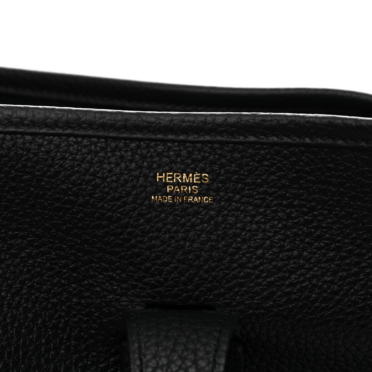 Hermes Taurillon Clemence Evelyne III GM Black 6 of 10