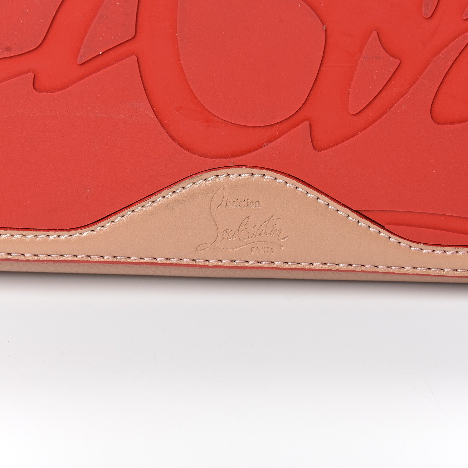 Christian Louboutin Calfskin Spikes East West Cabata Tote Nude 16 of 18