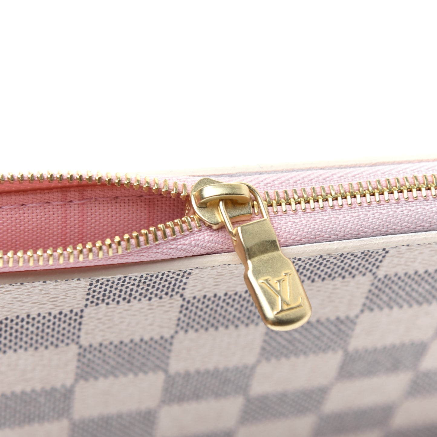 Damier Azur Neverfull MM GM Pochette Rose Ballerine