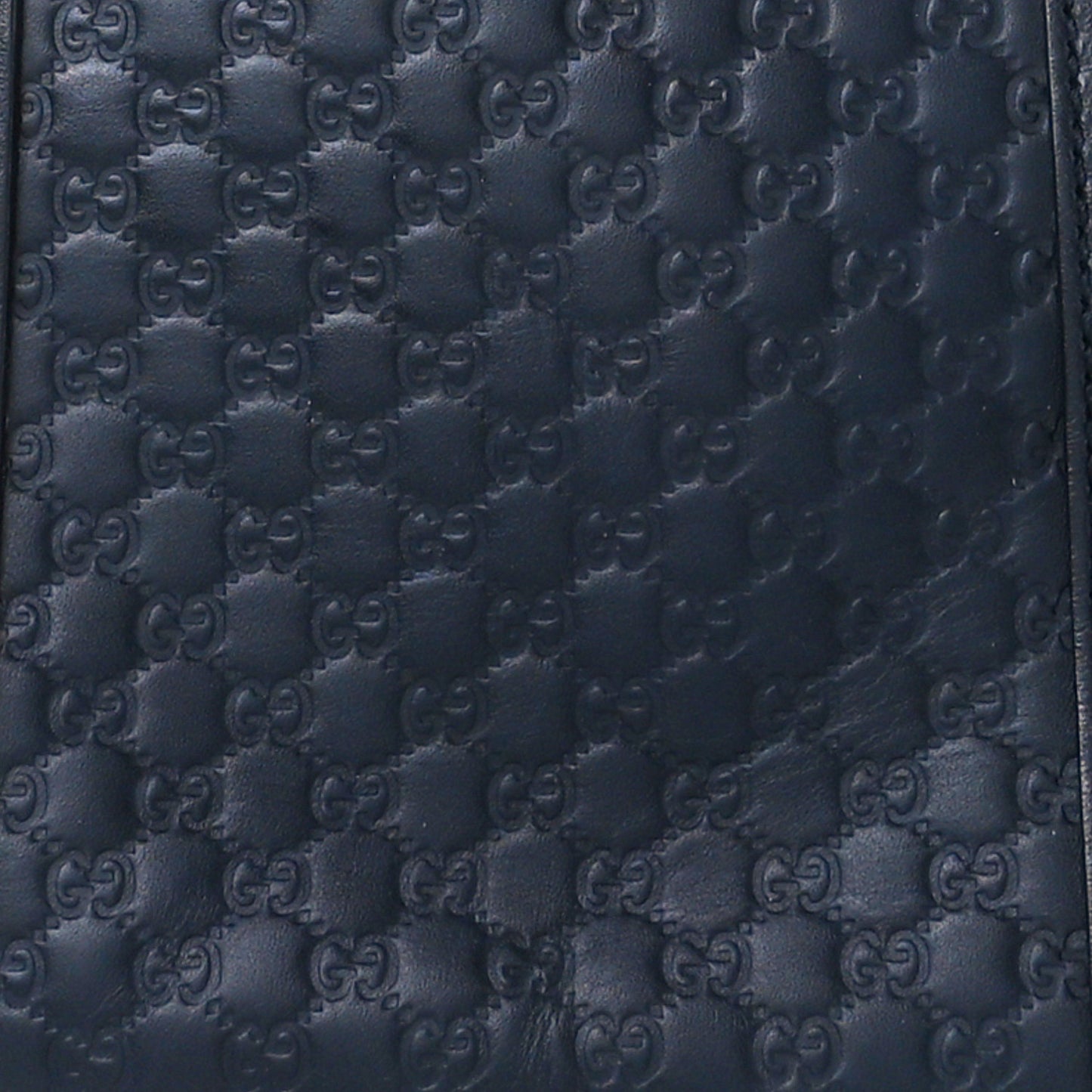 Soft Microguccissima Mini Dome Bag Blue