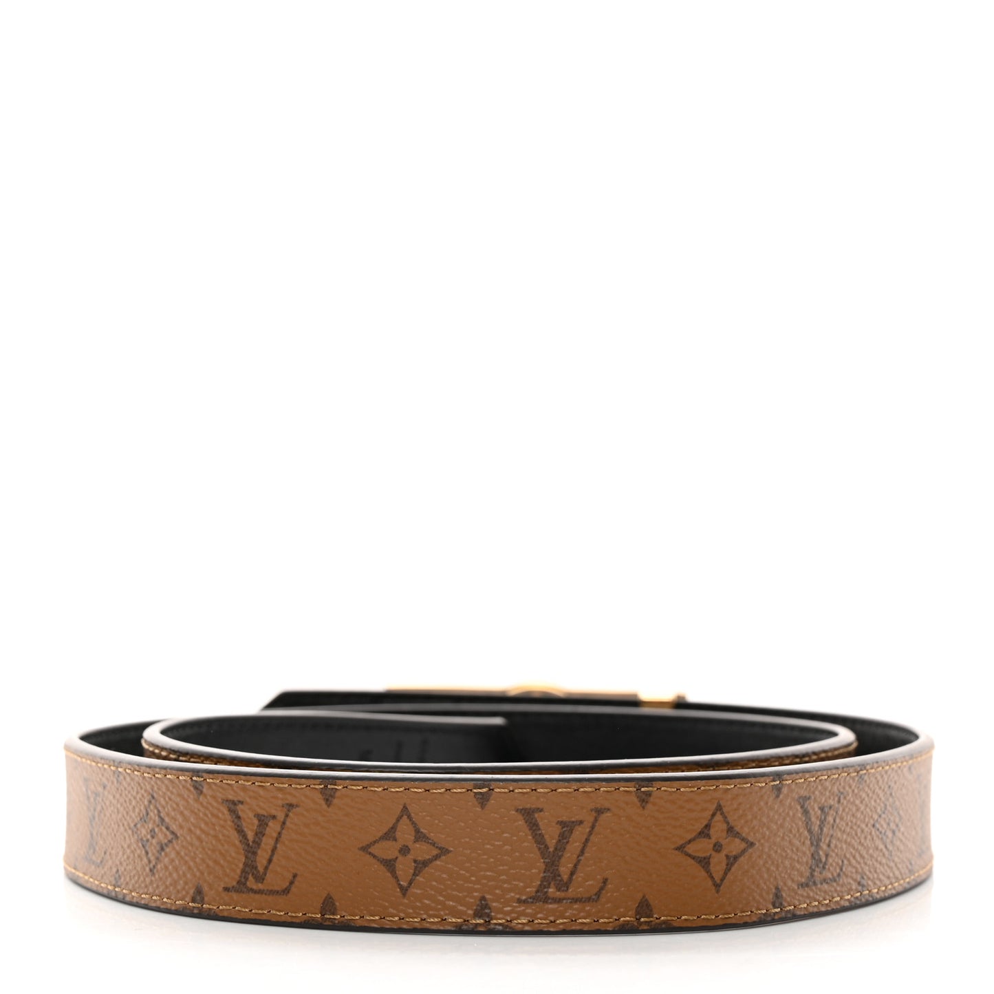 Monogram 25mm Dauphine Reversible Belt 90/36 Tan