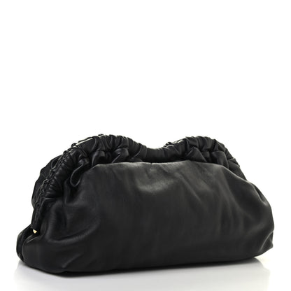 Mansur Gavriel Lambskin Cloud Clutch Black Flamma 3 of 7
