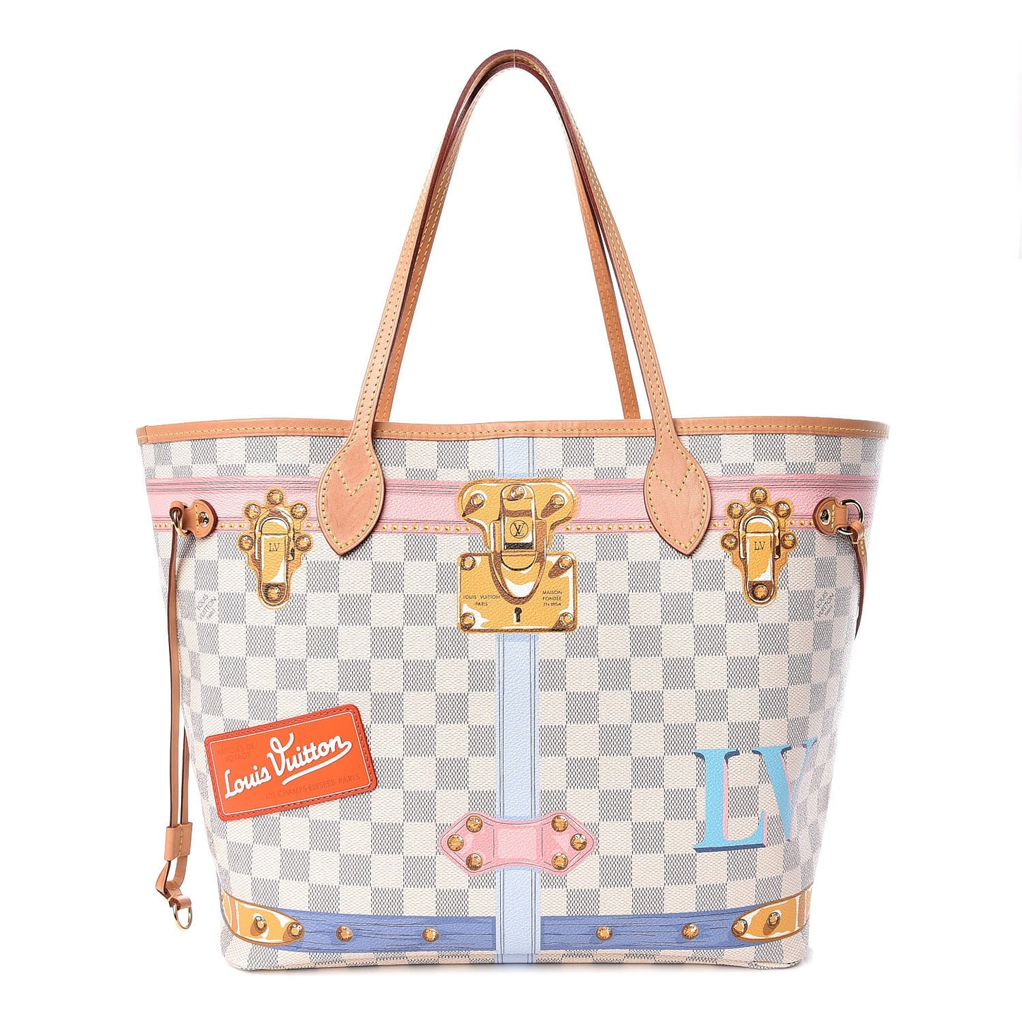 Damier Azur Summer Trunks Neo Neverfull MM