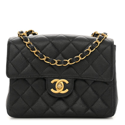 Chanel Caviar Quilted Mini Square Flap Black 1 of 14