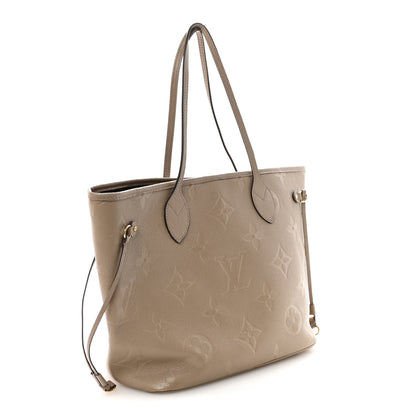 Louis Vuitton Empreinte Monogram Giant Neverfull MM Tourterelle 4 of 10