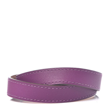 Hermes Swift Kelly Double Tour Bracelet M Cyclamen 3 of 8