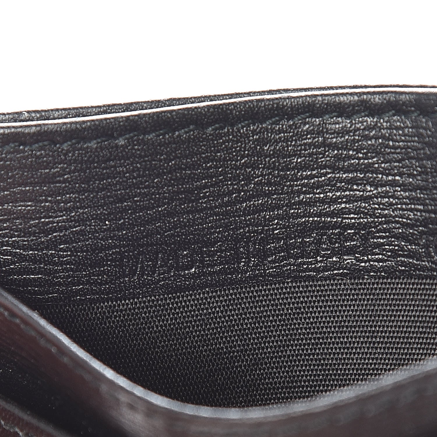 Christian Dior Calfskin Bee Signature Card Holder Black 7 of 9