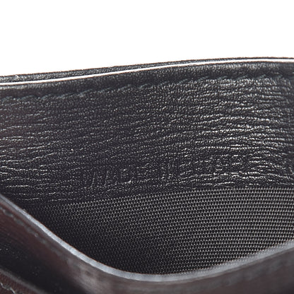 Christian Dior Calfskin Bee Signature Card Holder Black 7 of 9