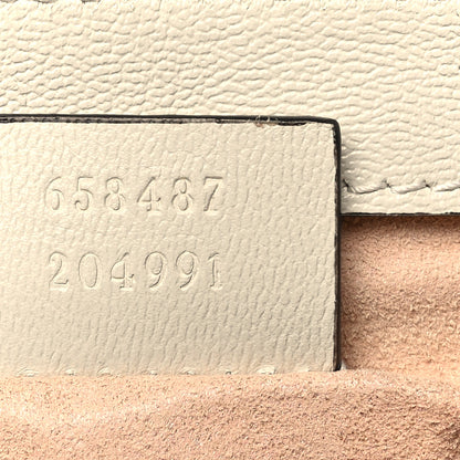 Gucci GG Supreme Monogram Calfskin Mini Padlock Flap Pocket Shoulder Bag Beige Mystic White Sun Oil 7 of 10