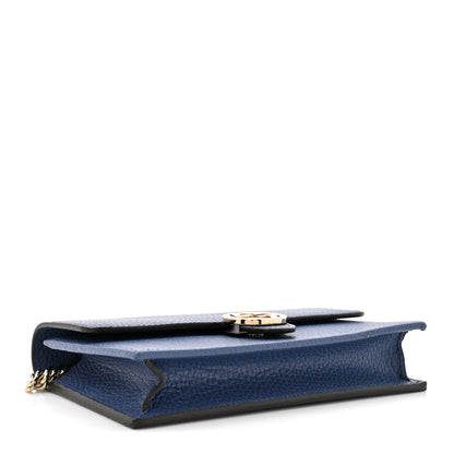 Gucci Dollar Calfskin Interlocking G Chain Wallet Caspian 4 of 12