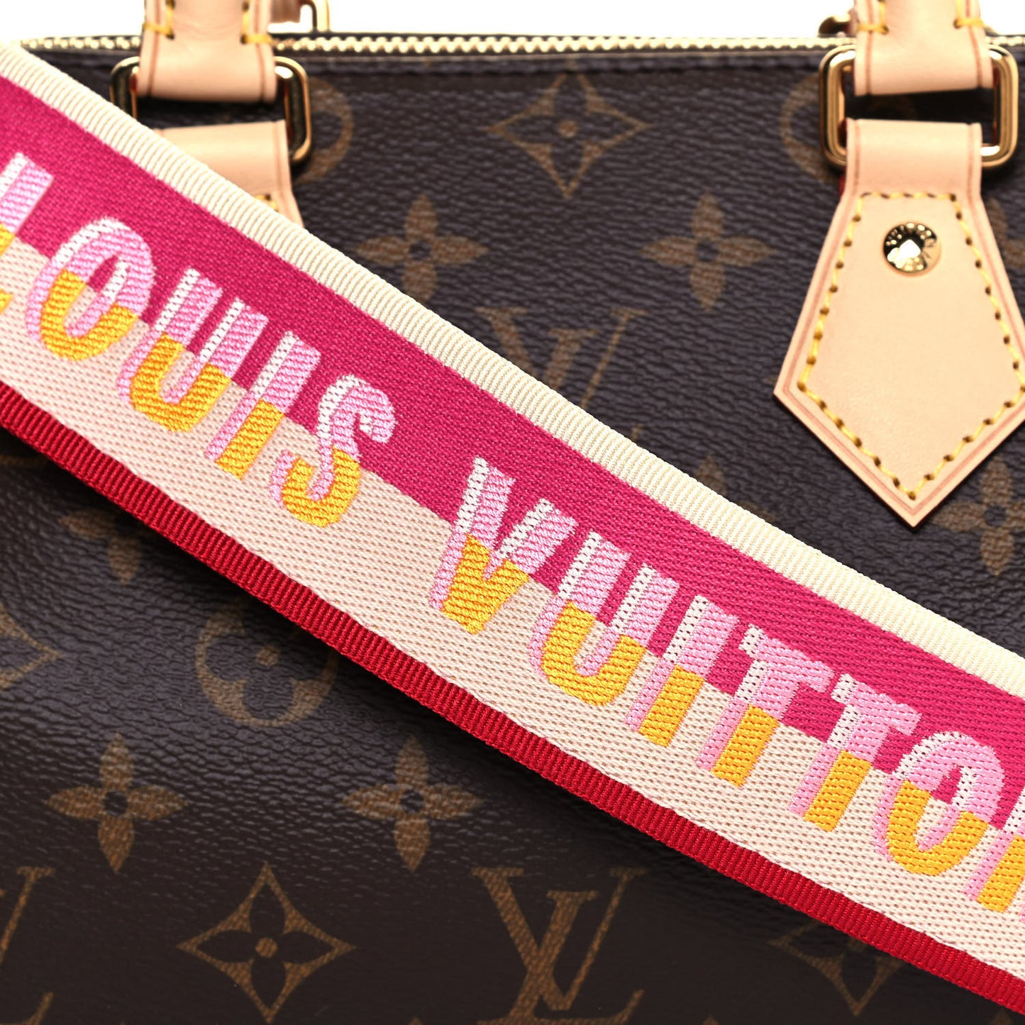 Monogram Speedy Bandouliere 20 Fuchsia