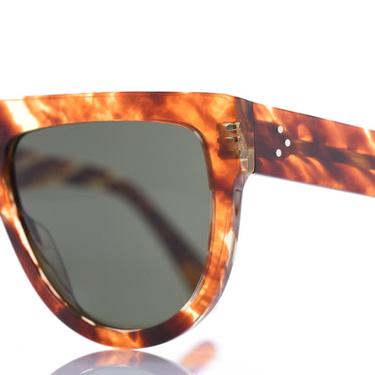 Celine Acetate Aviator Sunglasses CL 40001 Havana 7 of 8