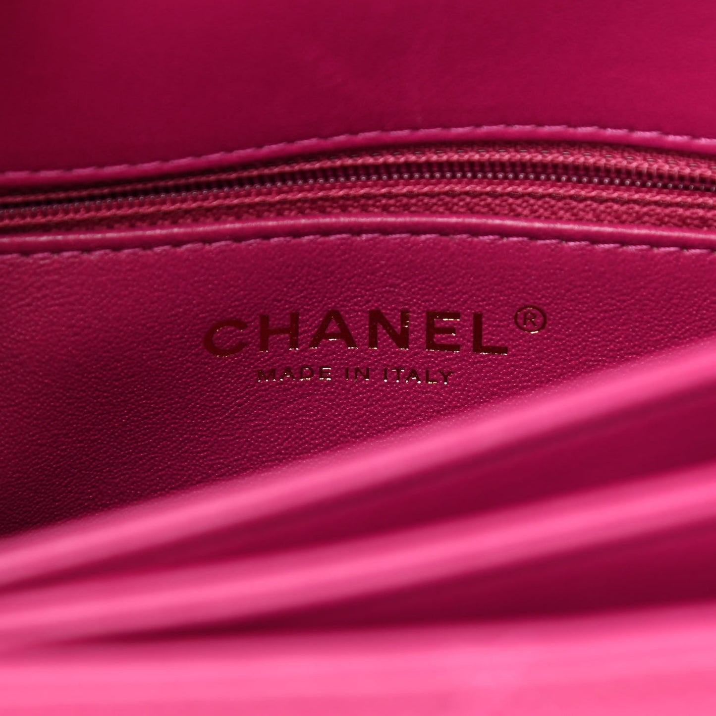 Lambskin Quilted Small Trendy CC Flap Dual Handle Bag Pink