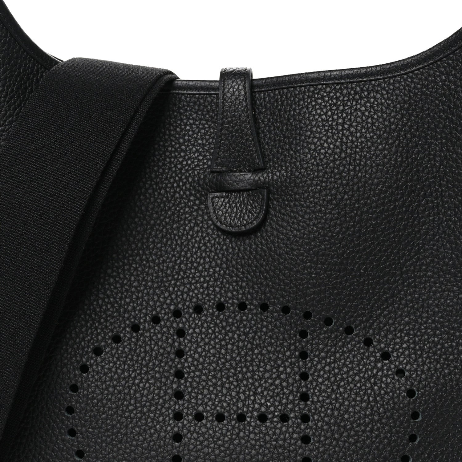 Hermes Taurillon Clemence Evelyne III PM Black 8 of 10