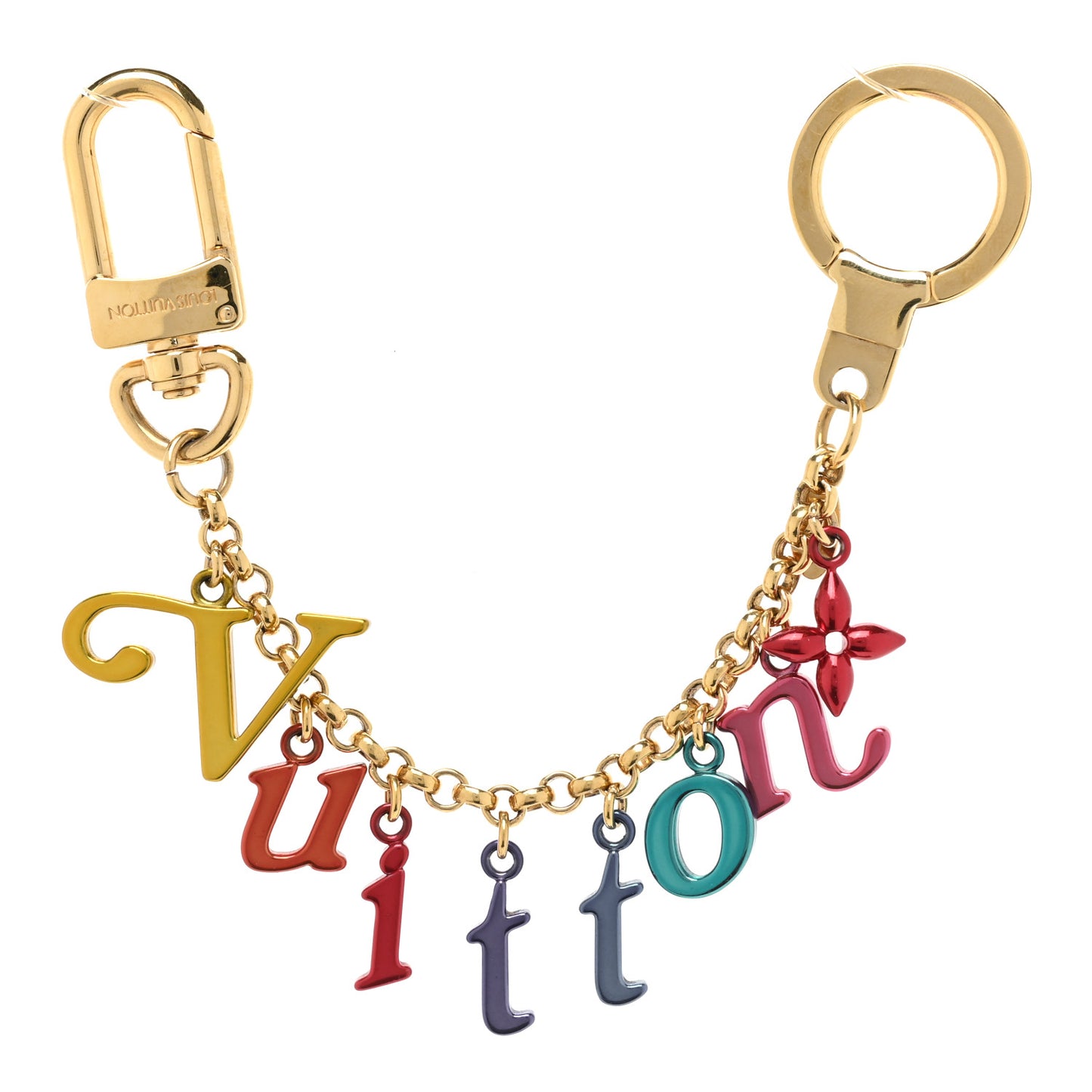 New Wave Key Chain Bag Charm Multicolor