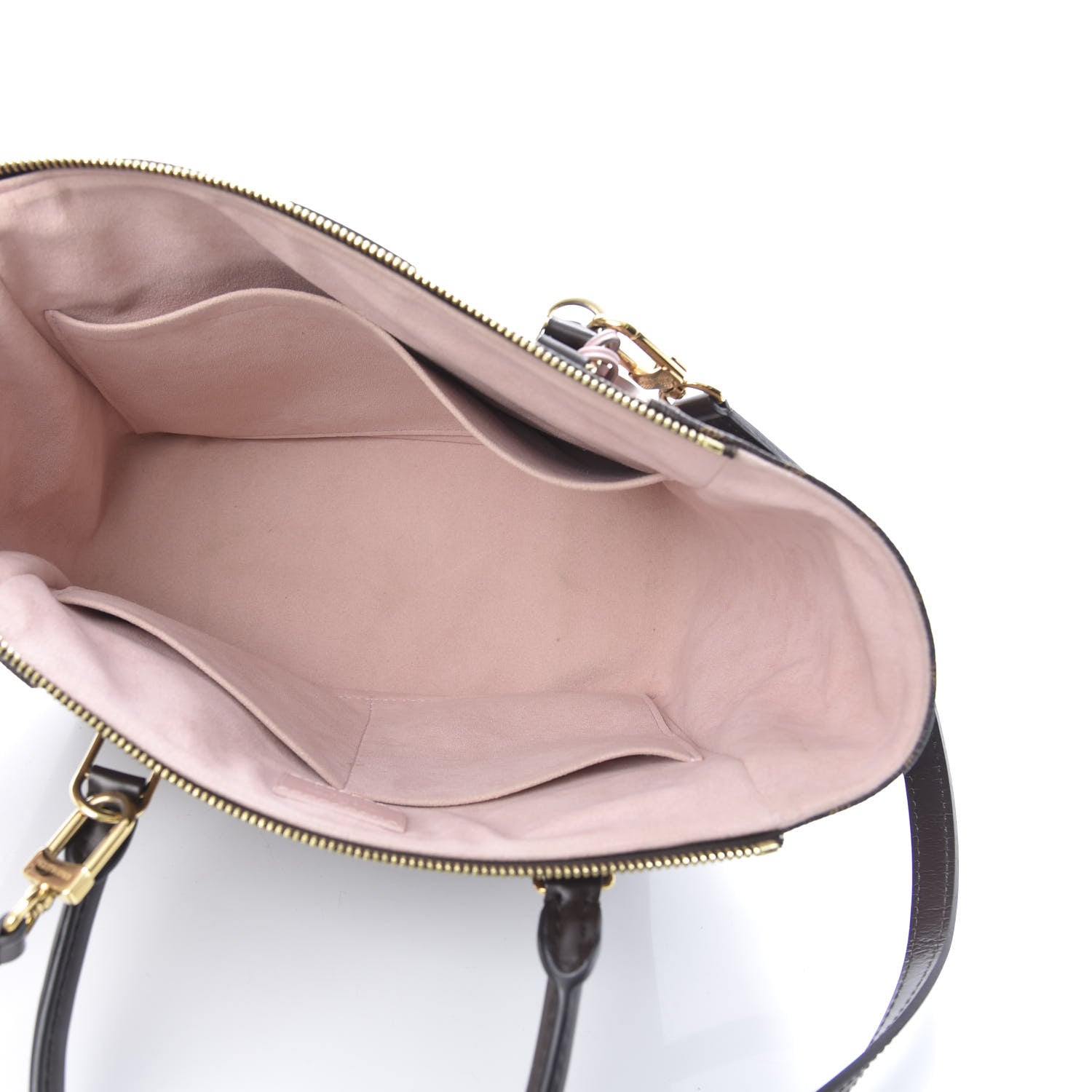 Louis Vuitton Damier Ebene Caissa Tote PM Rose Ballerine 5 of 13