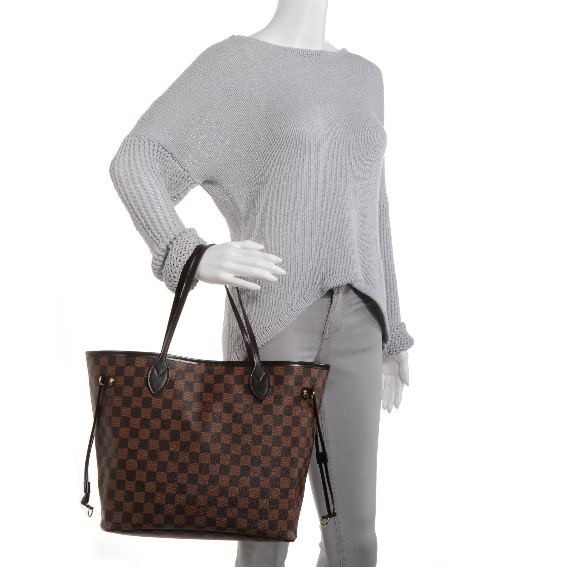 Louis Vuitton Damier Ebene Neverfull MM 2 of 8