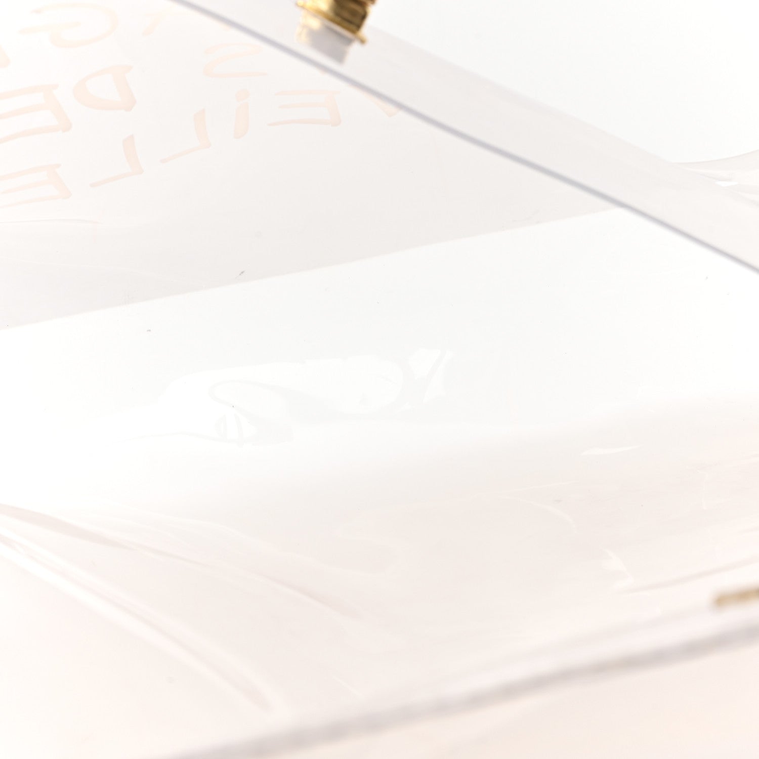 Hermes Vinyl Souvenir De L'Exposition Kelly Transparent 5 of 11