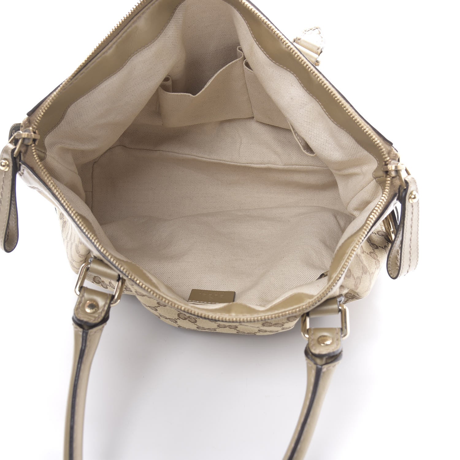 Gucci Monogram Medium Sukey Top Handle Bag Golden Beige 6 of 16