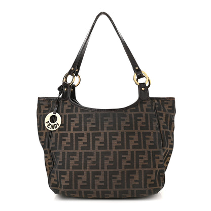 Fendi Zucca Small Chef Shopping Tote Tobacco Moro 1 of 12