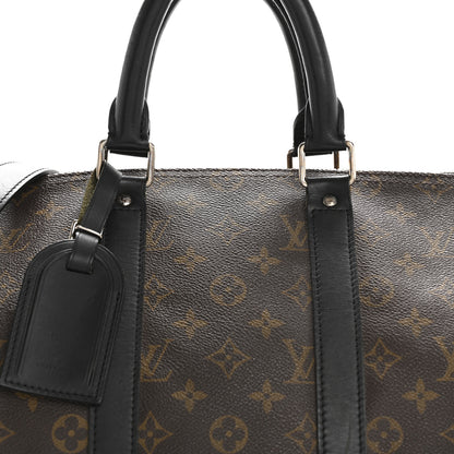 Louis Vuitton Monogram Macassar Keepall Bandouliere 45 7 of 14