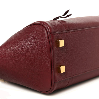 Celine Grained Calfskin Little New Luggage Syrah 9 of 10