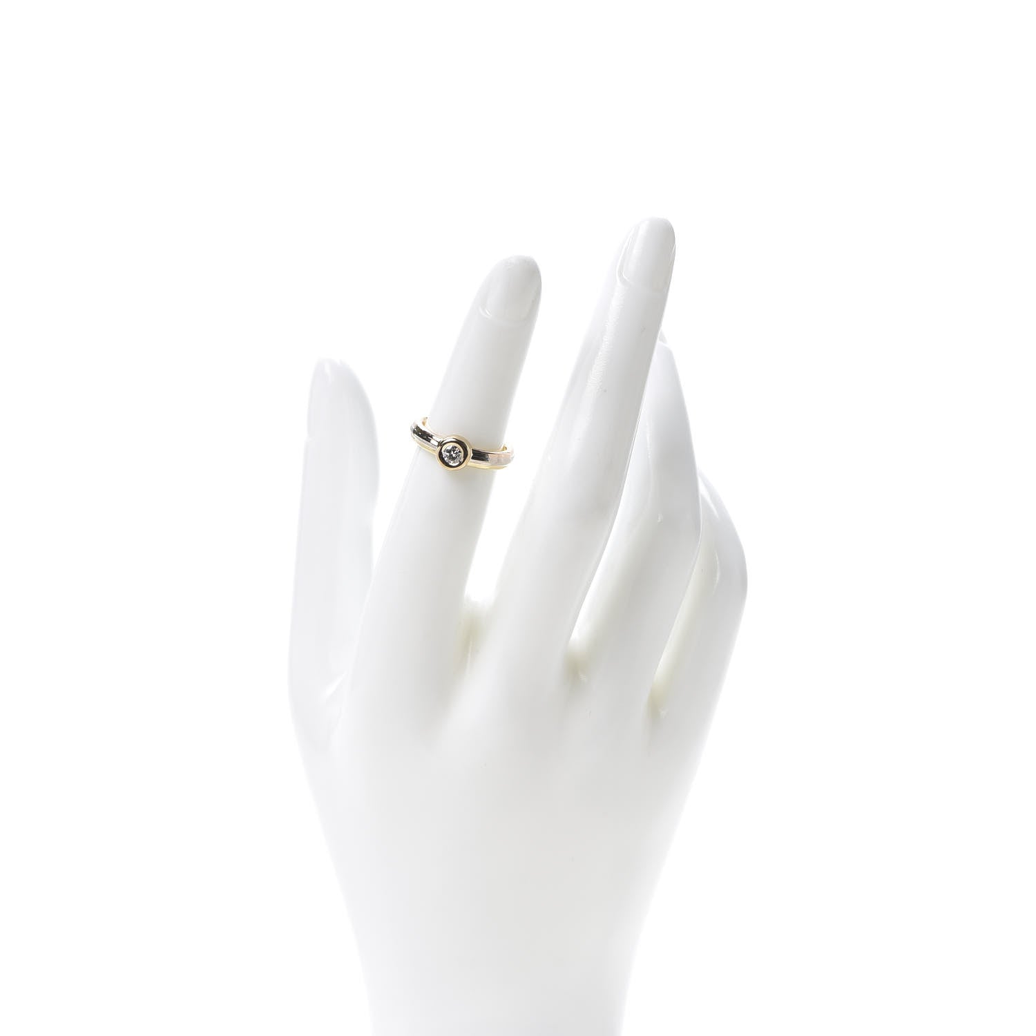 Cartier 18K Pink Yellow White Gold Diamond Solitaire Trinity Ring 48 4.5 2 of 5