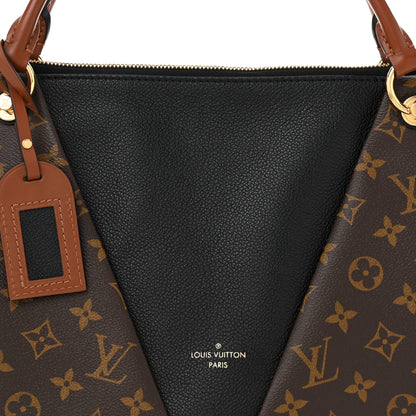Louis Vuitton Monogram V Tote MM Black 7 of 9