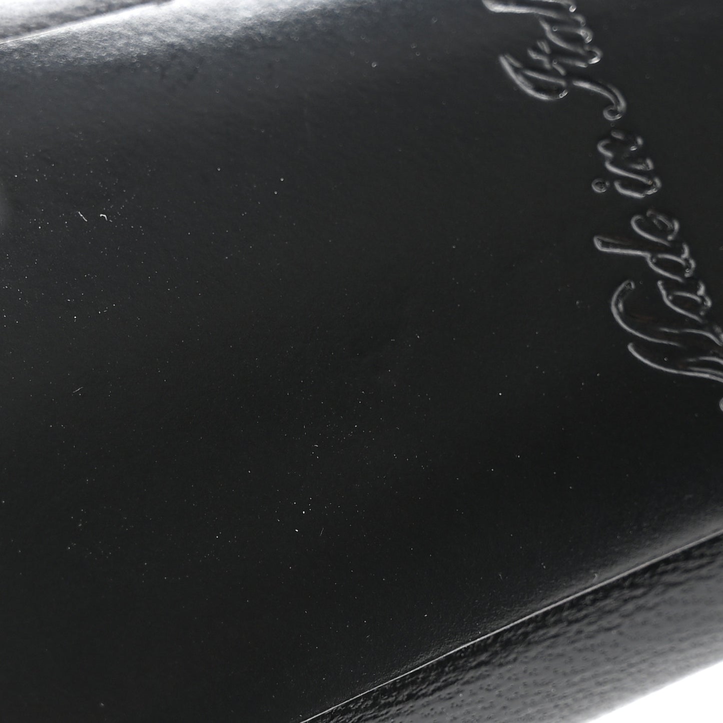 Lambskin Embossed Monogram Revival Mid Heel Mules 38 Black