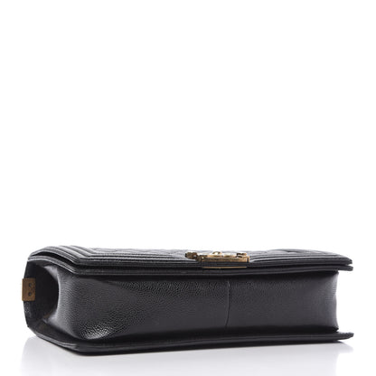 Chanel Caviar Quilted New Medium Boy Flap Black 4 of 11