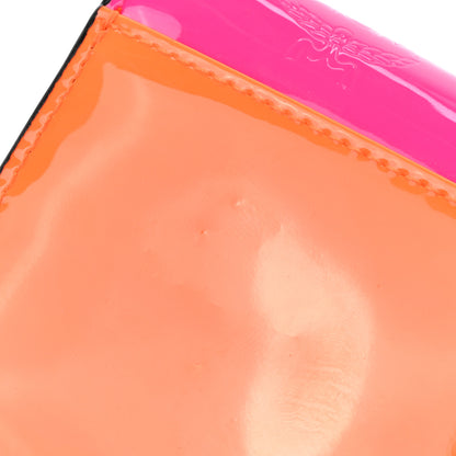 MCM Patent Two Tone Patricia Wallet On Chain Pink Orange 14 of 14