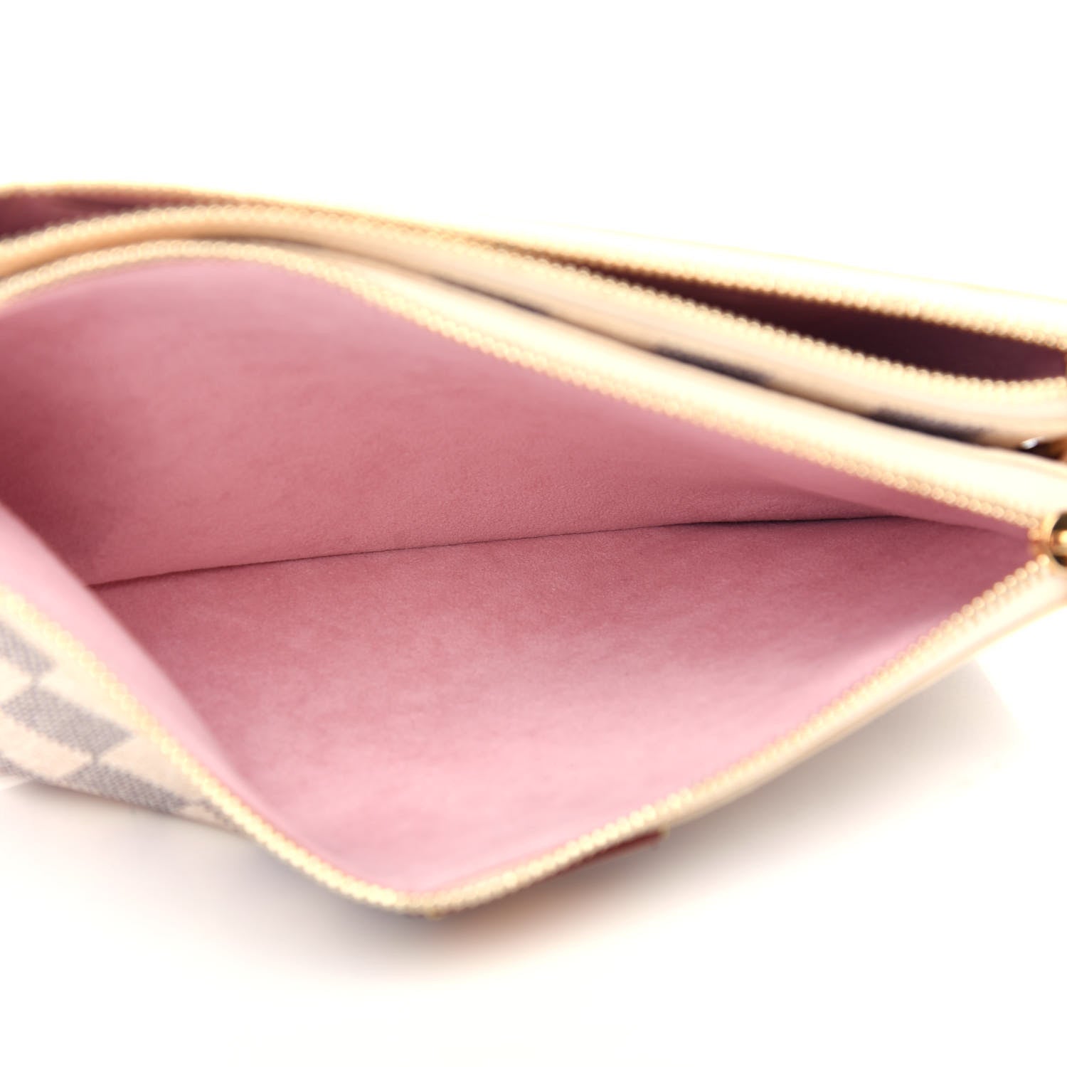 Louis Vuitton Damier Azur Double Zip Pochette 5 of 10