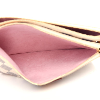 Louis Vuitton Damier Azur Double Zip Pochette 5 of 10