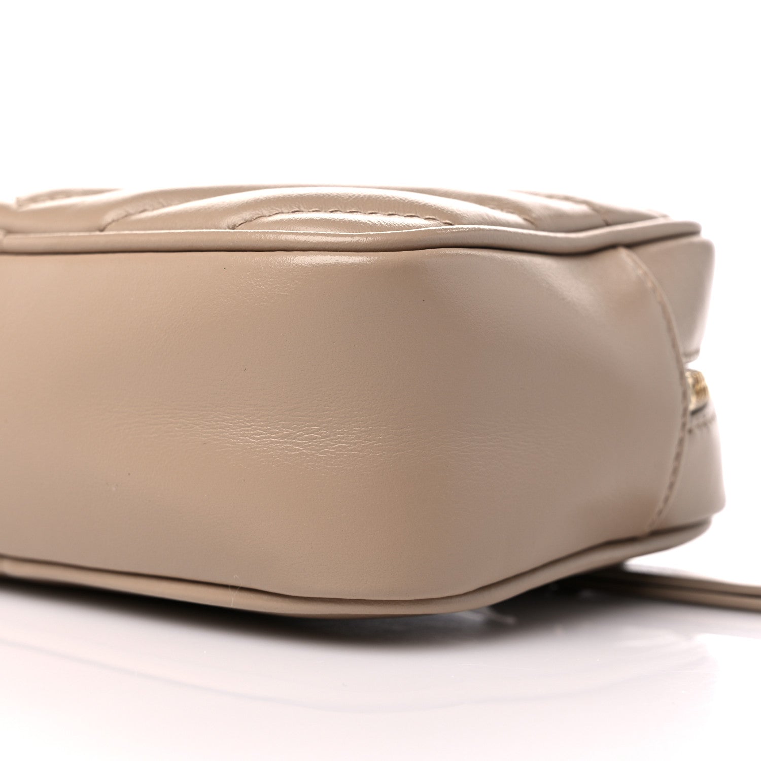 Saint Laurent Calfskin Matelasse Monogram Lou Belt Bag Dark Beige 10 of 10