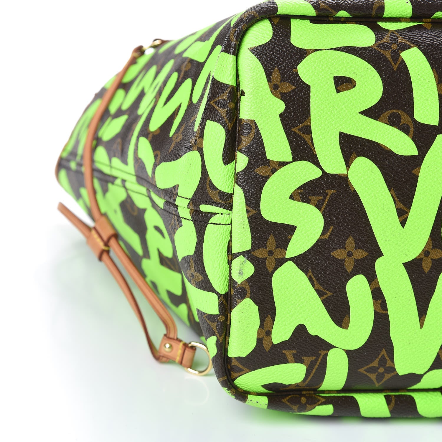 Louis Vuitton Monogram Graffiti Neverfull GM Green 15 of 20