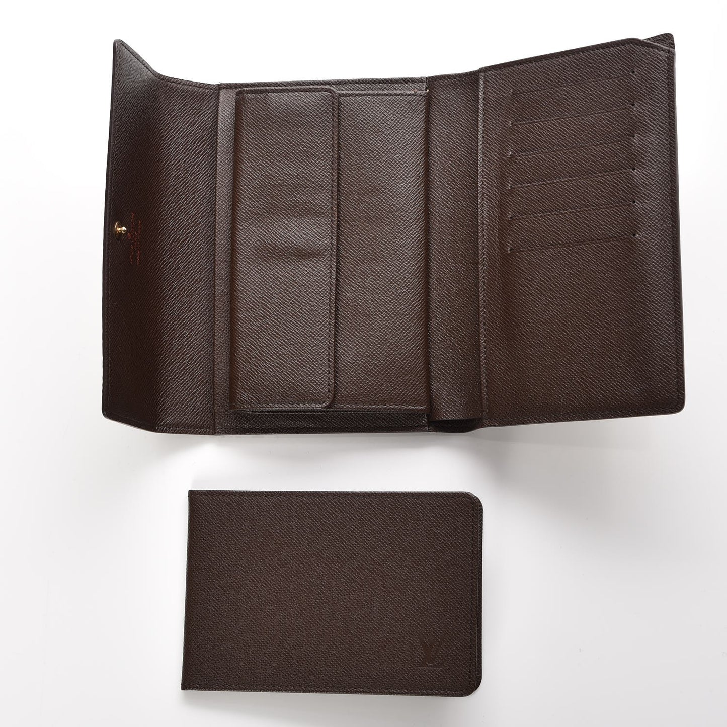 Damier Ebene Porte Tresor Etui Papier Wallet