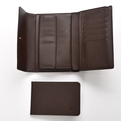 Louis Vuitton Damier Ebene Porte Tresor Etui Papier Wallet 7 of 9