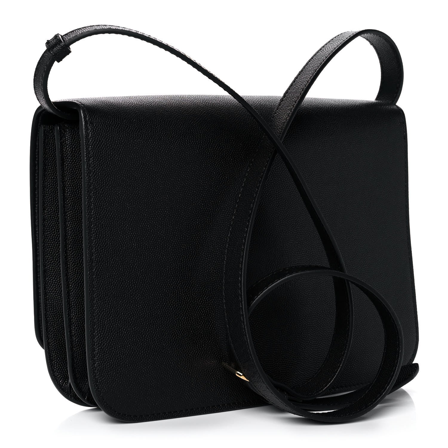 Burberry Grained Calfskin Medium TB Bag Black 3 of 12