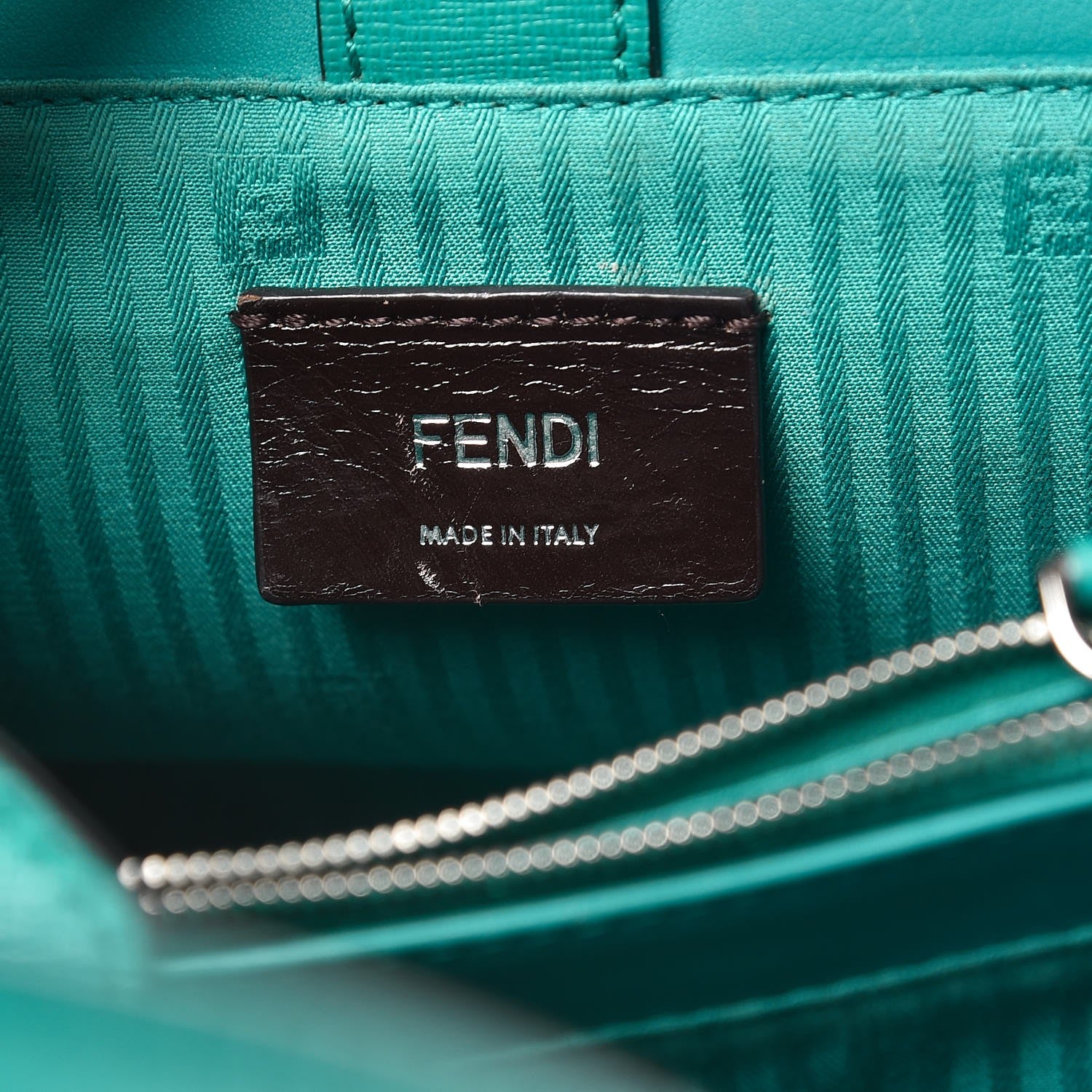 Fendi Vitello Elite Flamingo Petite 2Jours Tote Lago 6 of 9