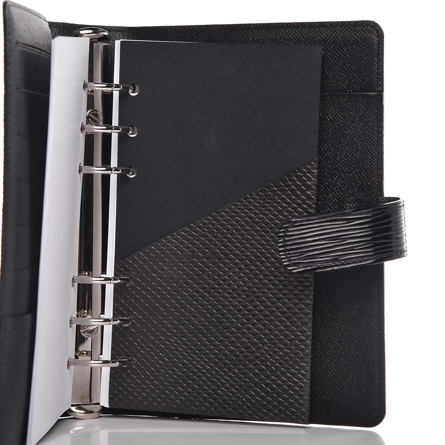 Electric Epi Medium Ring Agenda Cover Black