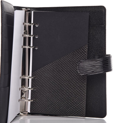Louis Vuitton Electric Epi Medium Ring Agenda Cover Black 8 of 9