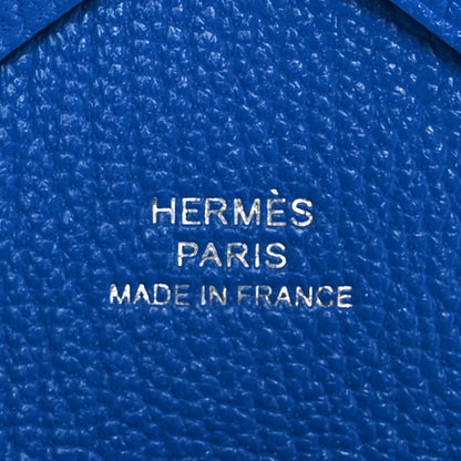 Hermes Chevre Mysore Calvi Duo Card Case Bleu Hydra 6 of 9