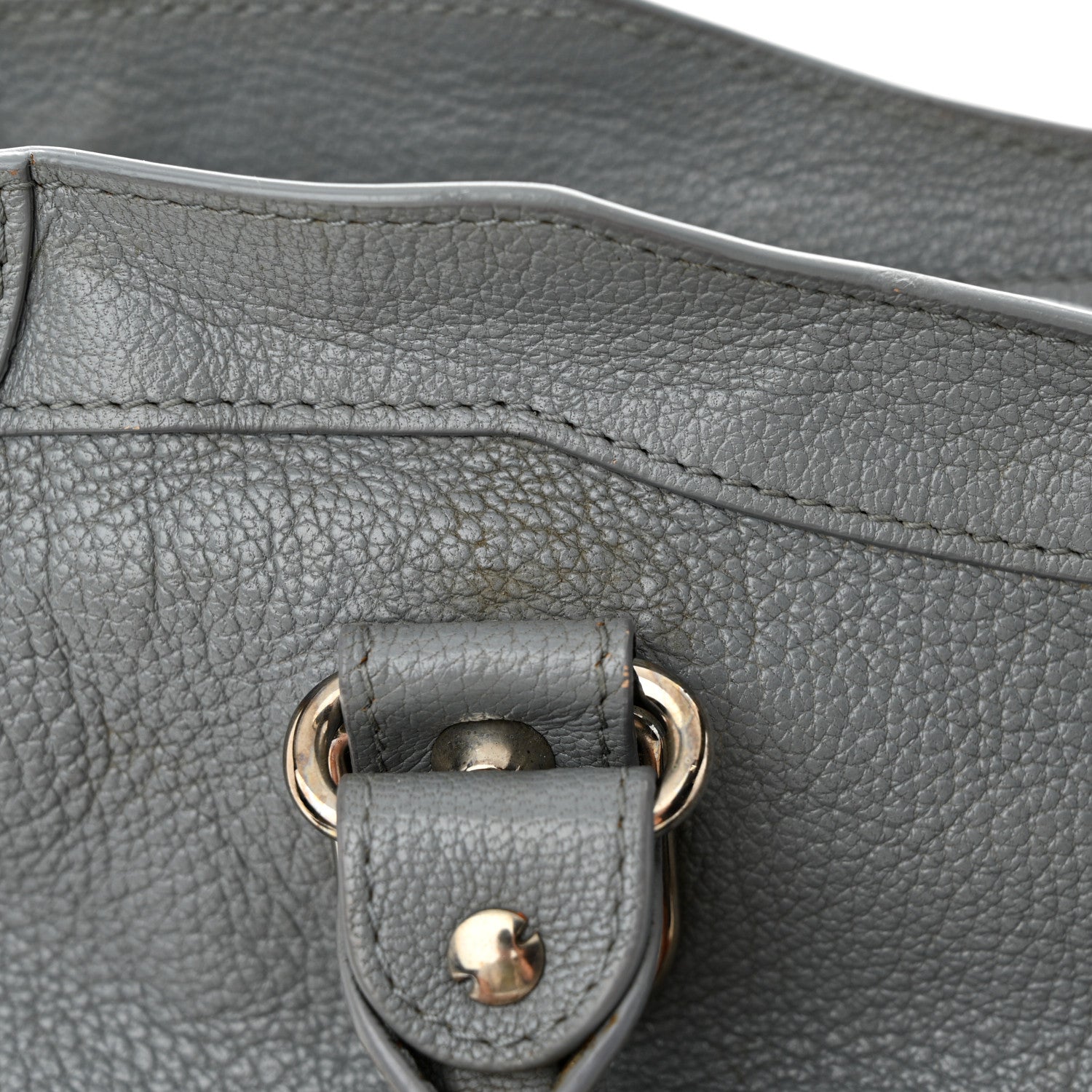 Balenciaga Chevre Silver Metallic Edge Hardware City Bleu Acier 12 of 14