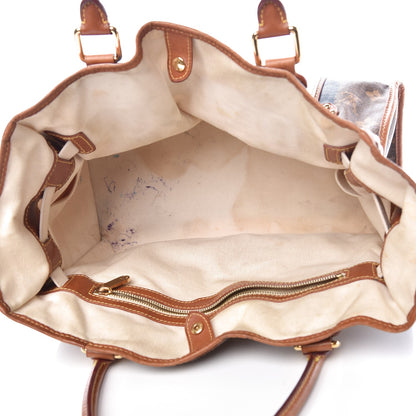 Louis Vuitton Monogram Rayures Tisse Sac GM Blue 5 of 22