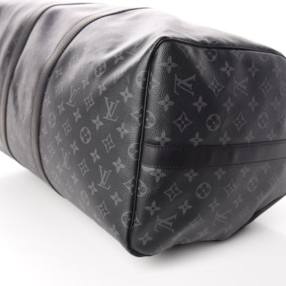 Louis Vuitton Monogram Eclipse Keepall Bandouliere 55 9 of 10
